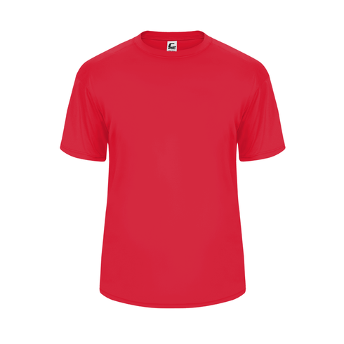 Badger Sport C2 Performance Yth Tee (520000-001003), Color 'Hot Coral'